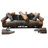 Cedar Ridge Hearth 24In. Decorative Realistic Fireplace Ceramic Wood Log Set - CRHED24RT-D